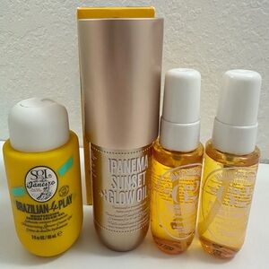 Sol de Janeiro bundle Ipanemz glow, shower cream-gel, and 2 - #62 1 oz sprays